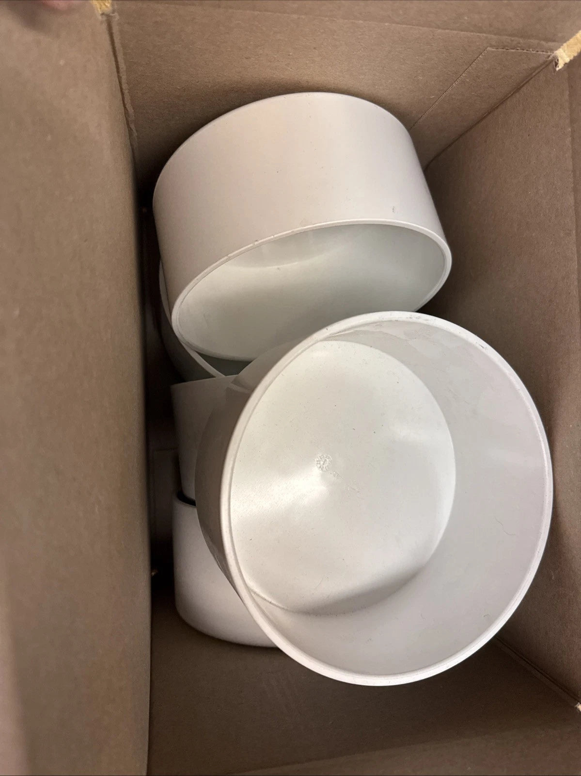 PVC S&D Cap 6 in. BULK 5 Pack