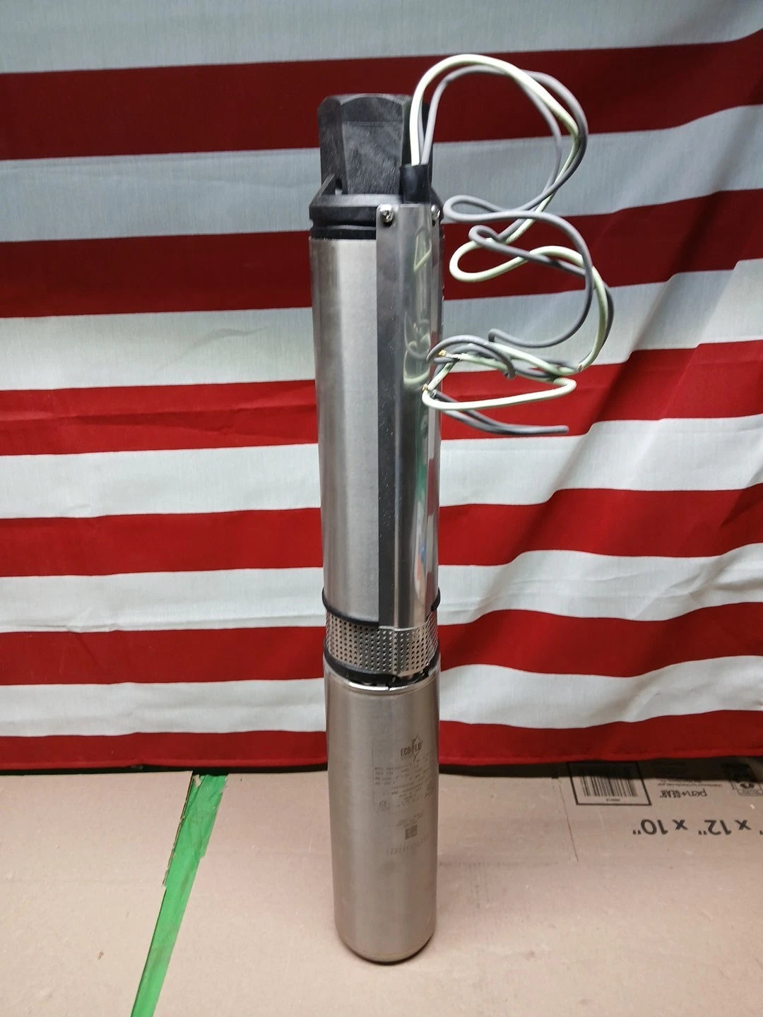 EVERBILT 3/4 HP 4" 10GPM 2 WIRE SUBMERSIBLE DEEP WELL PUMP #1001092261