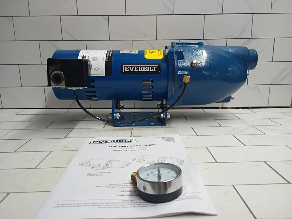 Everbilt HDSWJ7 3/4 HP Cast Iron Shallow Well Jet Pump *For Parts *