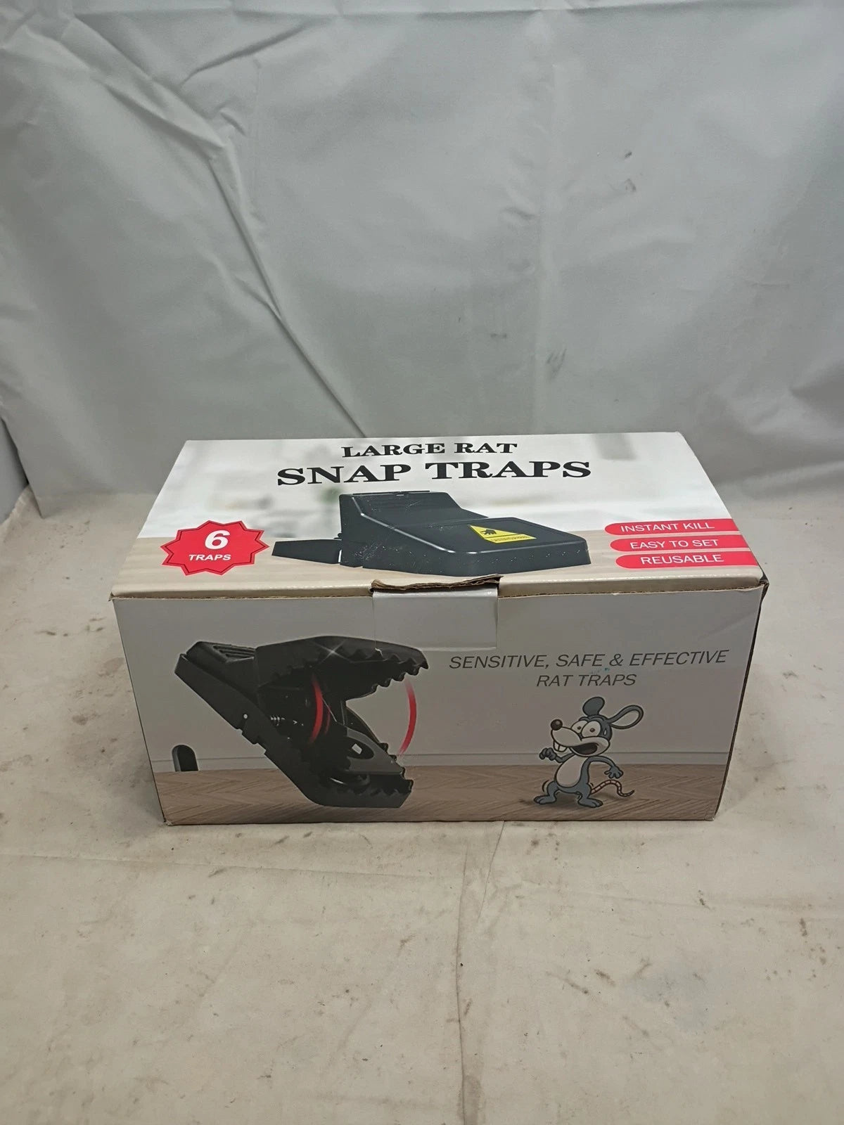 Feeke Rat Trap, Large Mouse Traps, Mouse Traps Indoor for Home, Instant Kill