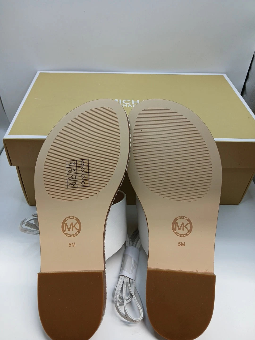Michael Kors Orig Marlon leather Optic White 5M