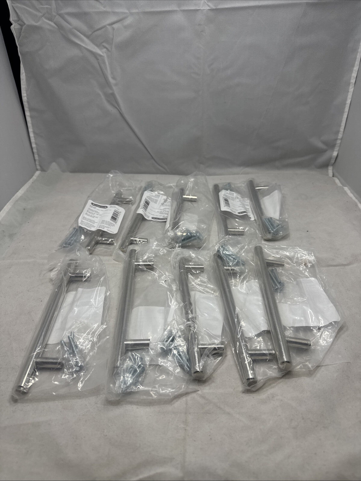 NEW LOT OF 10 AMEROCK 2000806 PULLS 128 mm Center Polished Nickel 7 3/8”