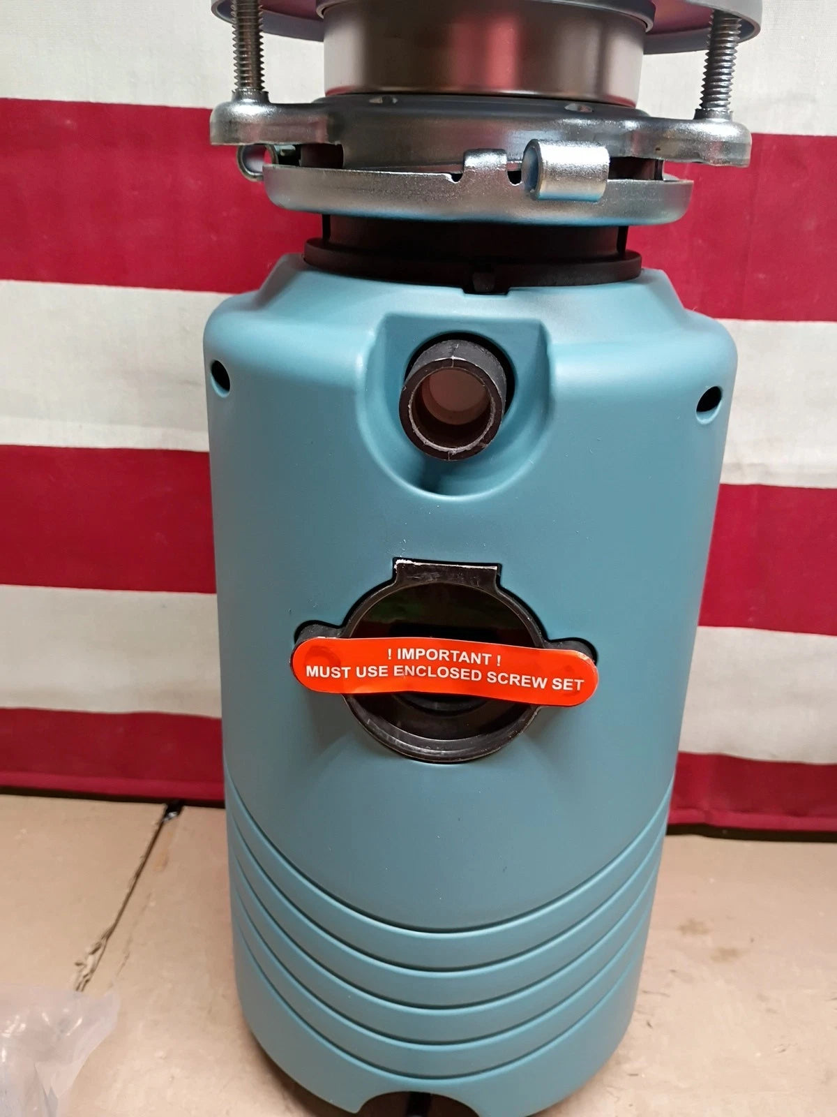 Glacier Bay 1HP GB1000-SL TurboGrindMax Garbage Disposal