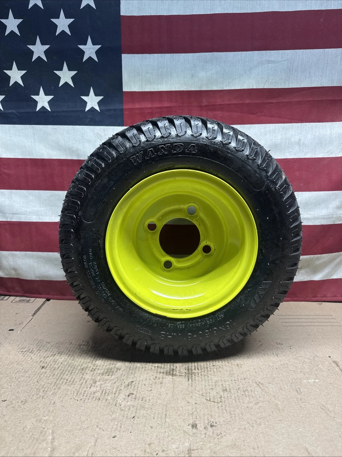 Rear Wheel And Tire For Ryobi Z30Li 80V Zero Turn Lawn Mower