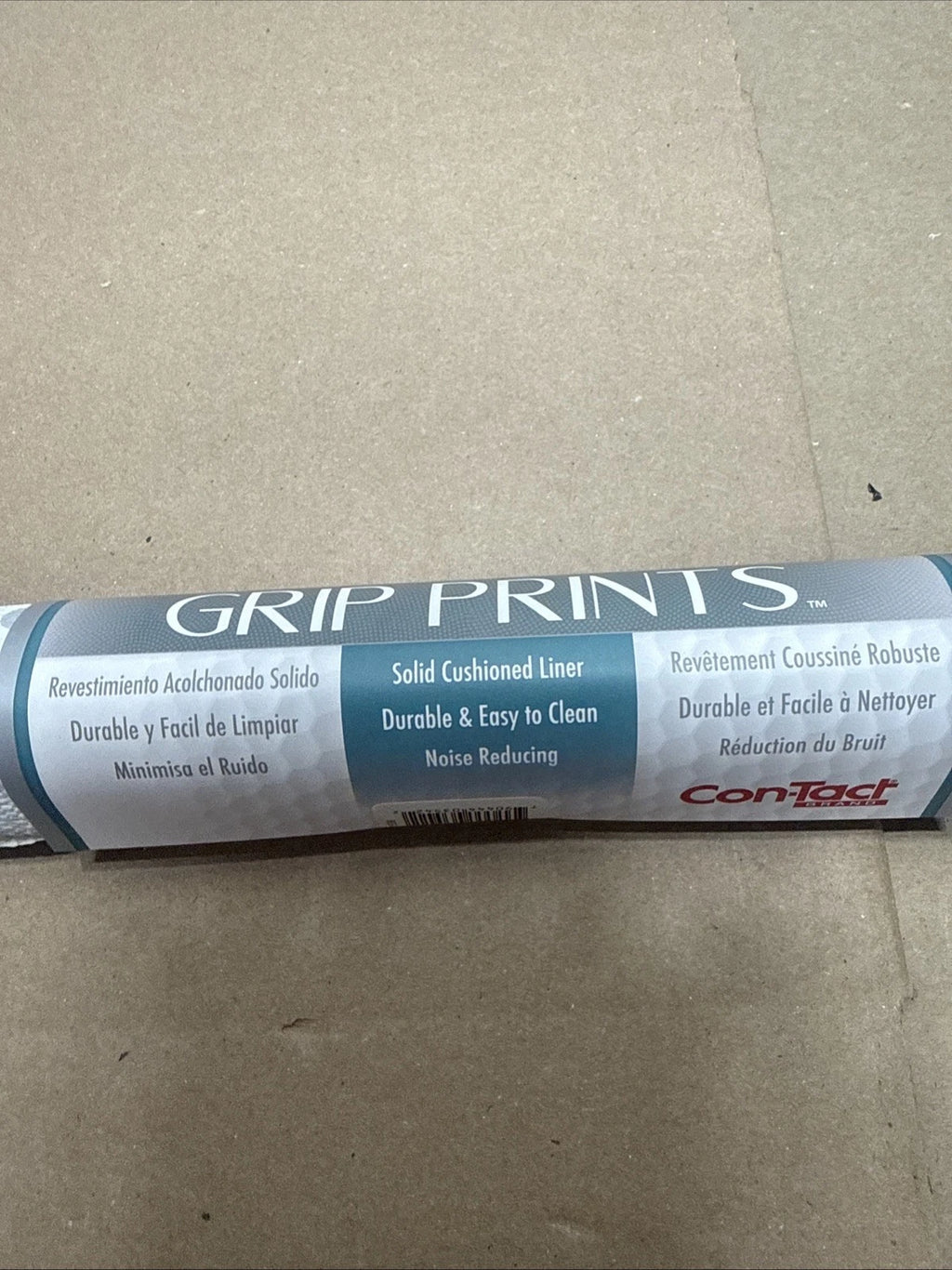 6-PACK Con-Tact Brand 18" X 4' Dottie Gray Shelf And Drawer Liner NEW