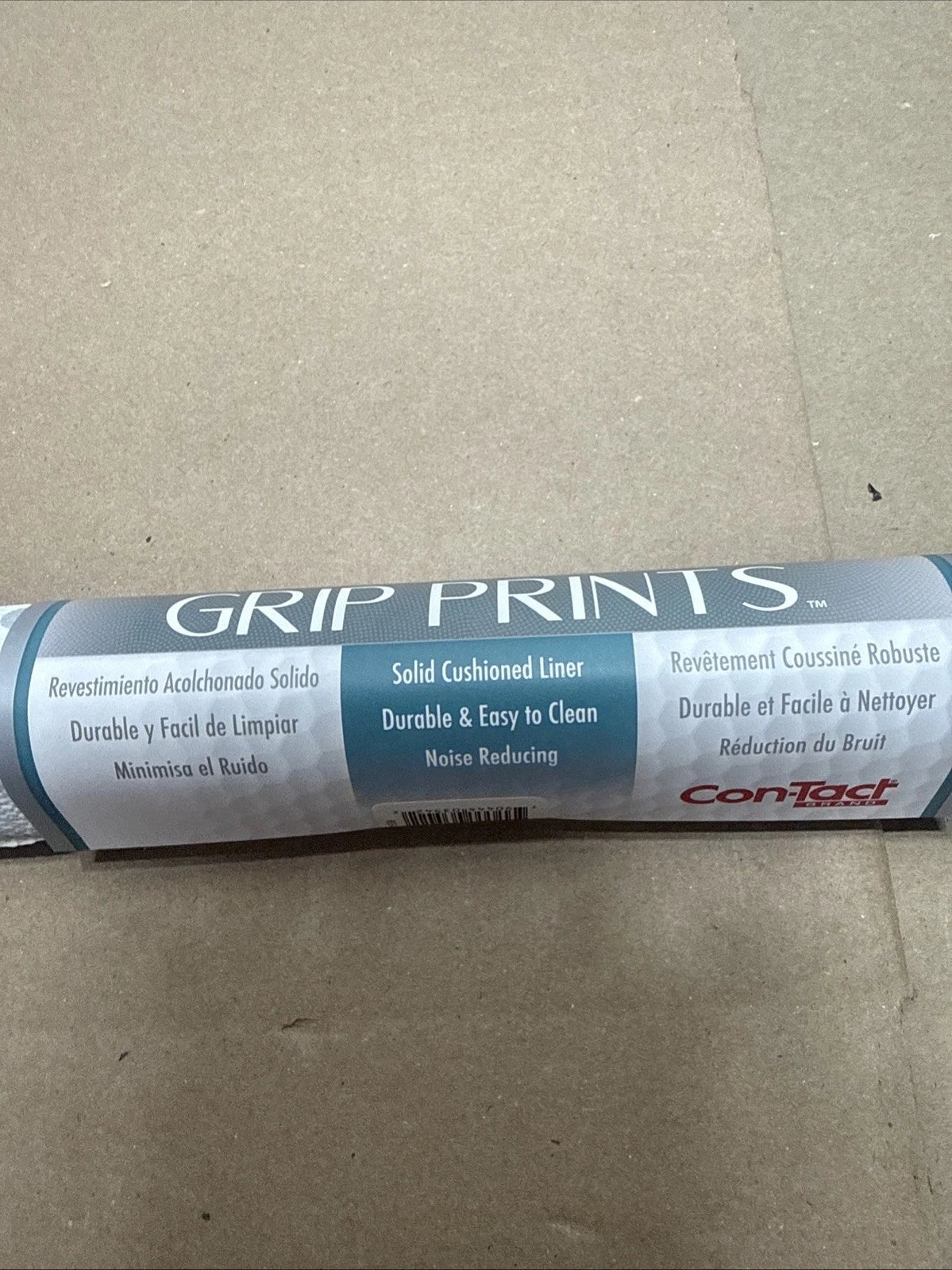 6-PACK Con-Tact Brand 18" X 4' Dottie Gray Shelf And Drawer Liner NEW