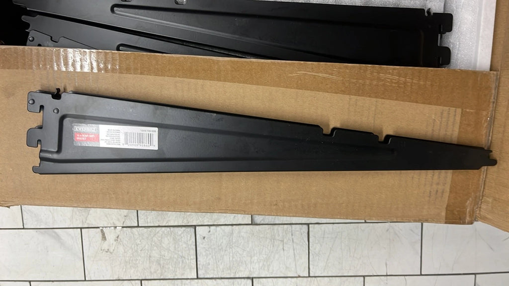 36 pack Everbilt 90860 16” HEAVY DUTY ADJUSTABLE SHELF BRACKETS -Black