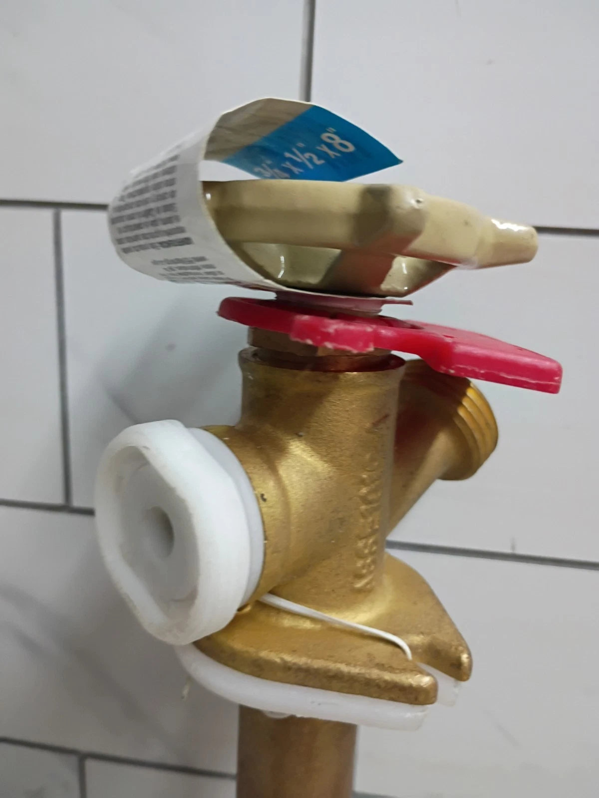 Everbilt Brass 8" Anti-Siphon Sillcock 3/4" MIPT 1/2" MHT VFF-ASP-G15EB **READ**
