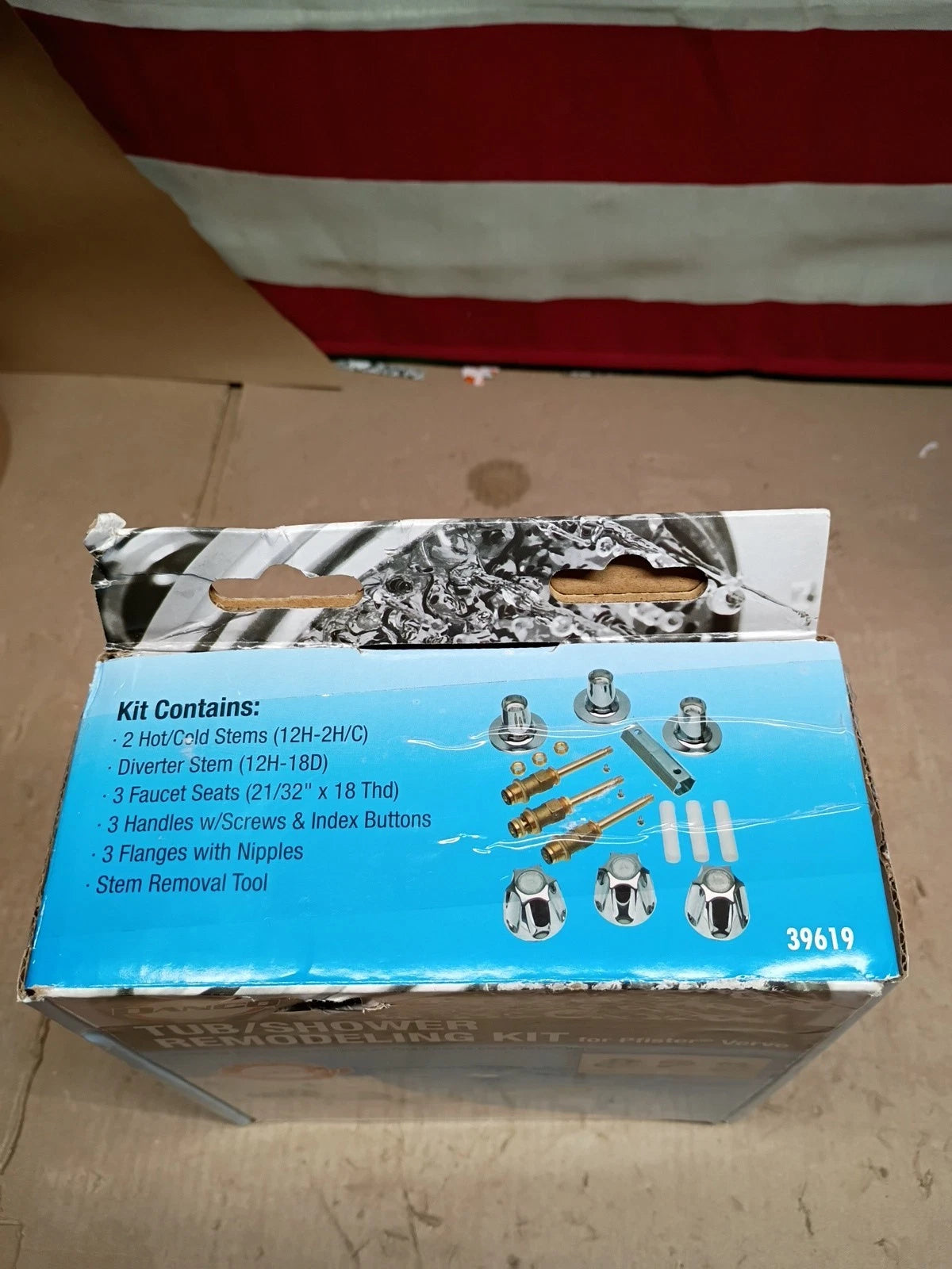 Danco 39619 Tub/Shower Remodeling Kit for Pfister Verve CHROME NEW Open Box