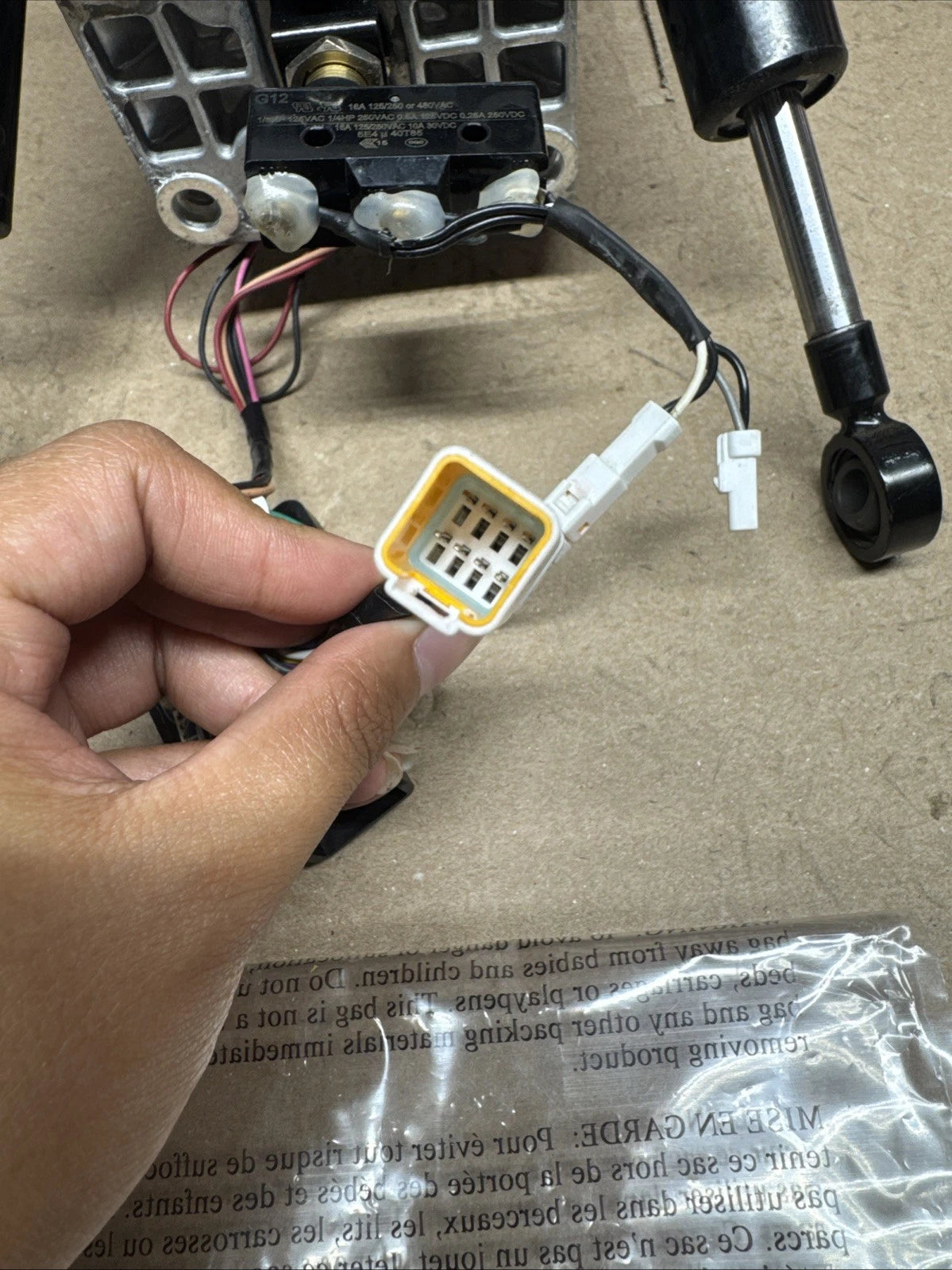 Joystick Assy w/ Sensors & Mixing Board . Ryobi Z30Li 80v Zero Turn Mower