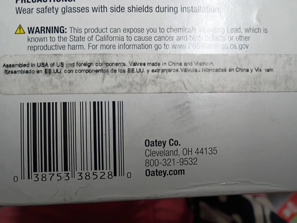 (2 Pack) Oatey Quadtro 38528 Washing Machine Outlet Box With PEX Crimp Valves OB