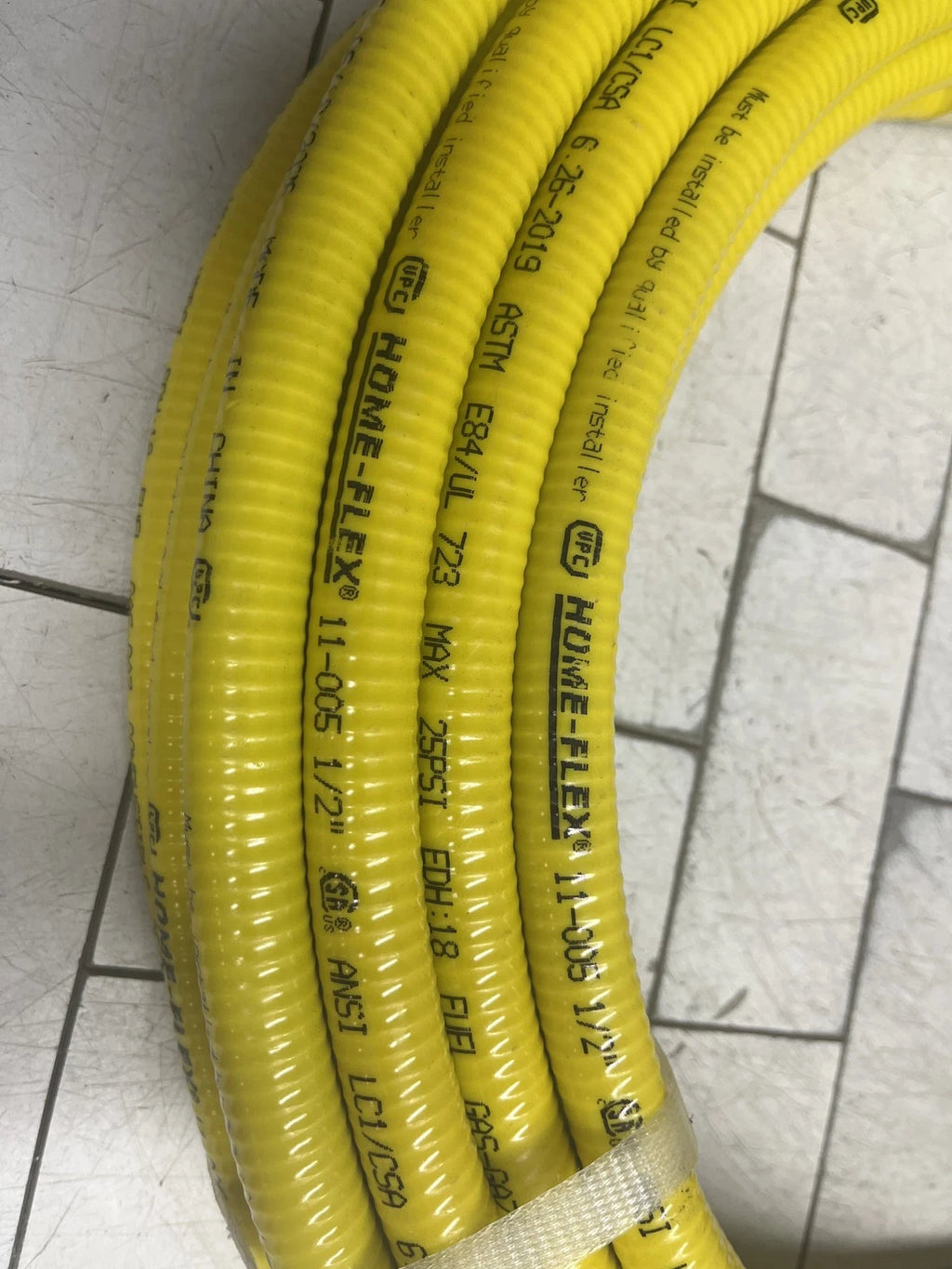 Home-Flex 11-005 1/2 in. X 75 ft. L Stainless Steel CSST Gas Tubing