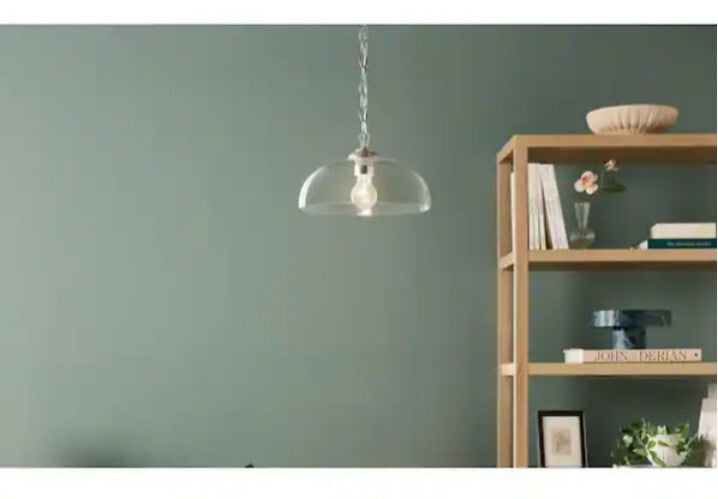 Kichler Gineva 1-Light Pendant with Clear Glass in Brushed Nickel Open Box