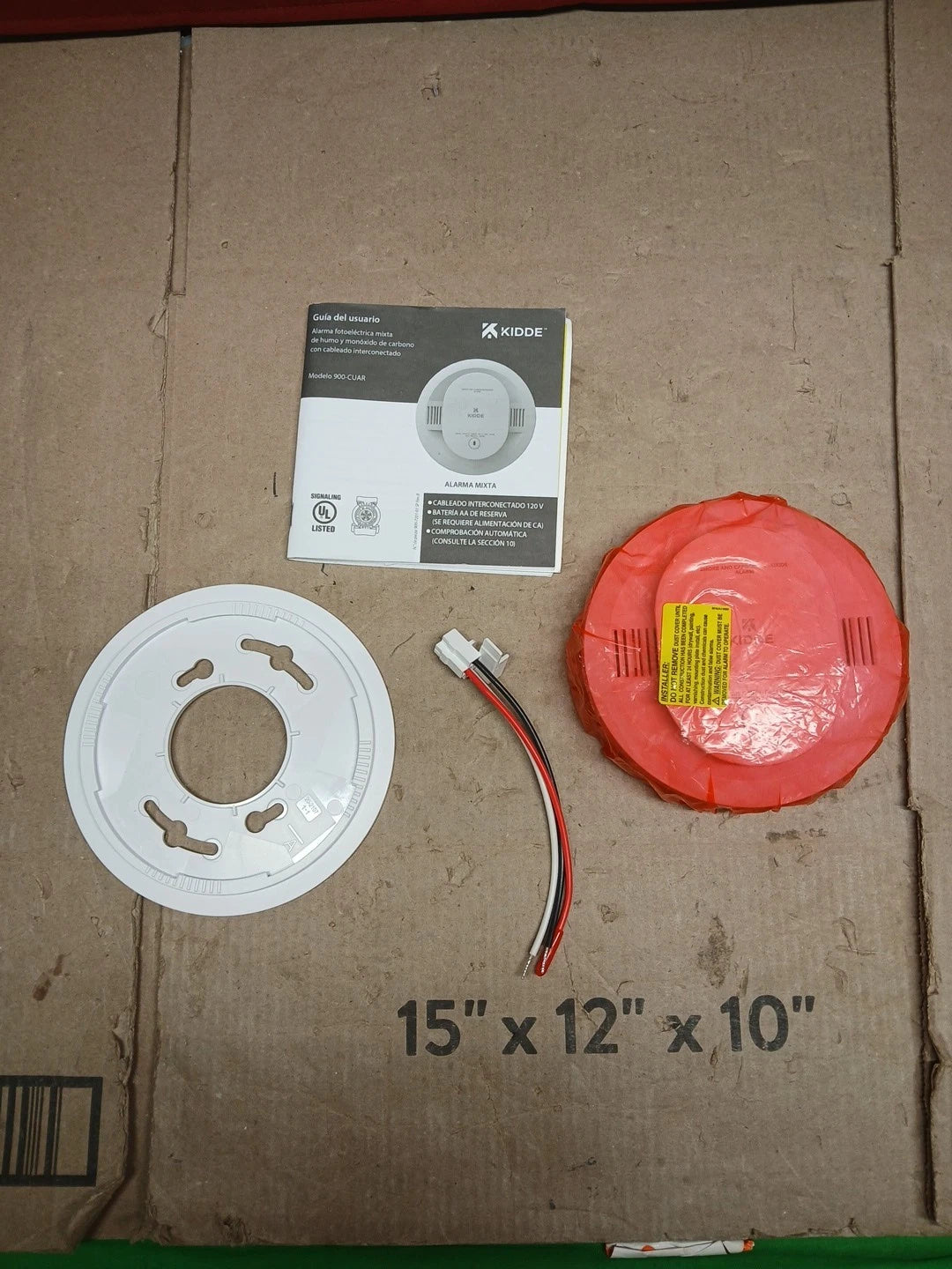 Kidde Code One Combo Alarm Smoke Hardwired White New OPEN BOX