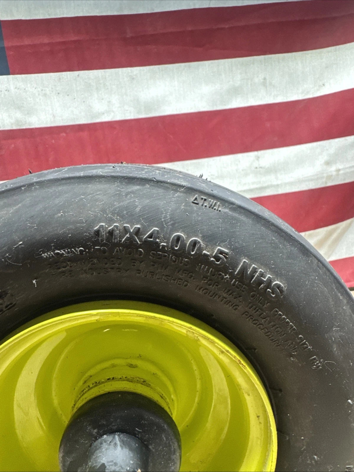 Front Wheel & Tire for Ryobi Z30Li 80v Zero Turn Mower