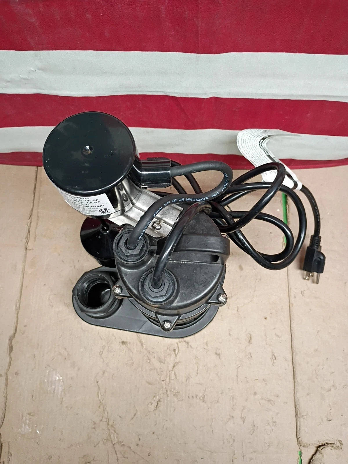 Everbilt HDSP25V 1/4 HP Aluminum Submersible Sump Pump Vertical Switch, OPEN BOX