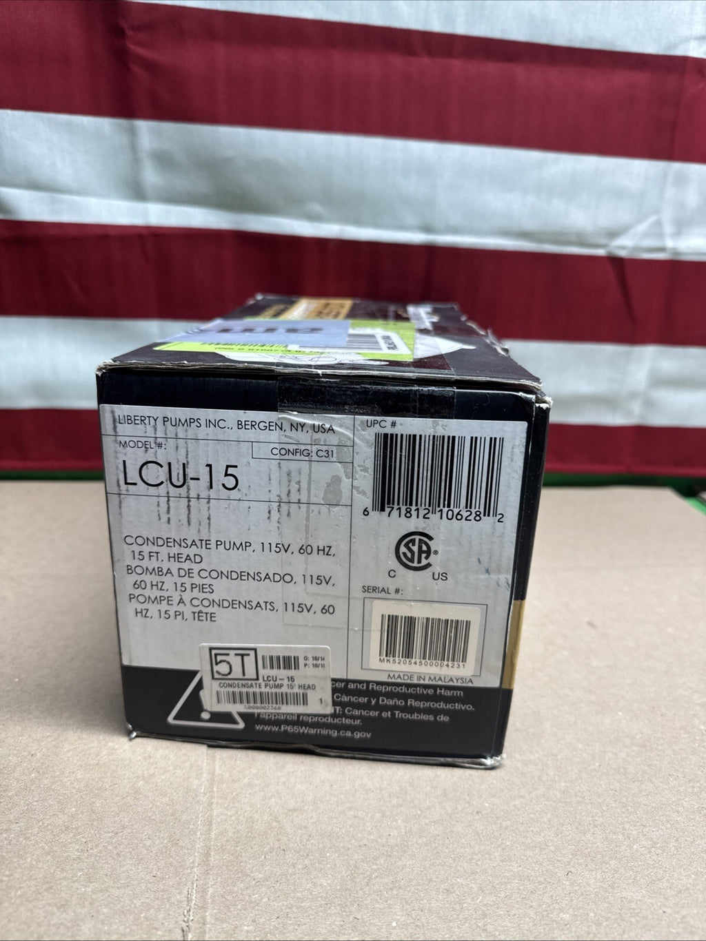 LCU-Series 115-Volt Condensate Removal Pump