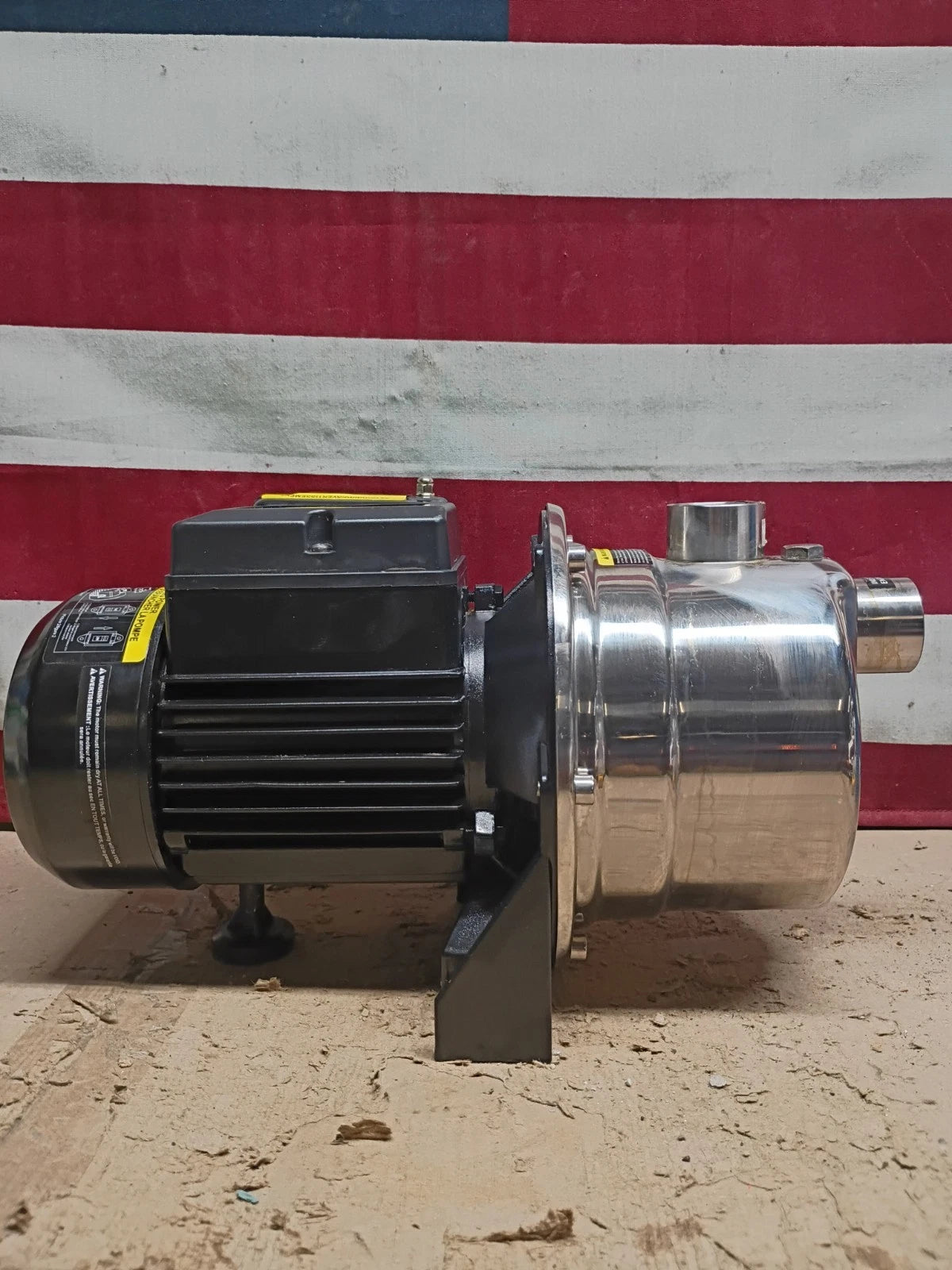 Mastercraft 3/4 HP Shallow Well Jet Pump Ships Fast Stainless Steel OPEN BOX