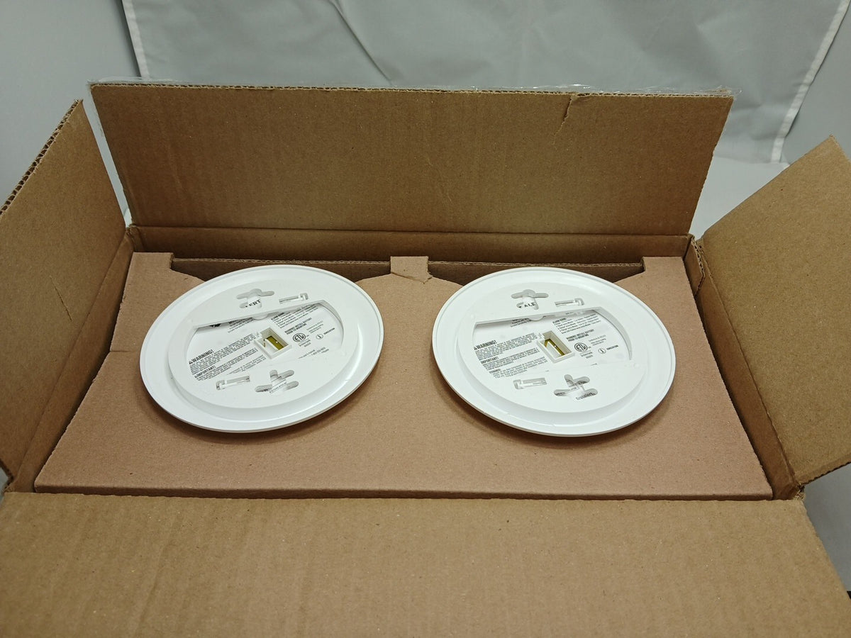 2-pack First Alert SMI100-AC  Smoke Detector & Alarm, AC Powered Battery Backup