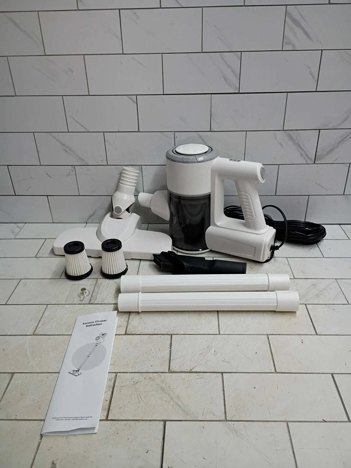 Corded Vacuum Cleaner, Powerful Suct with Motor, And Attachments L, Open Box