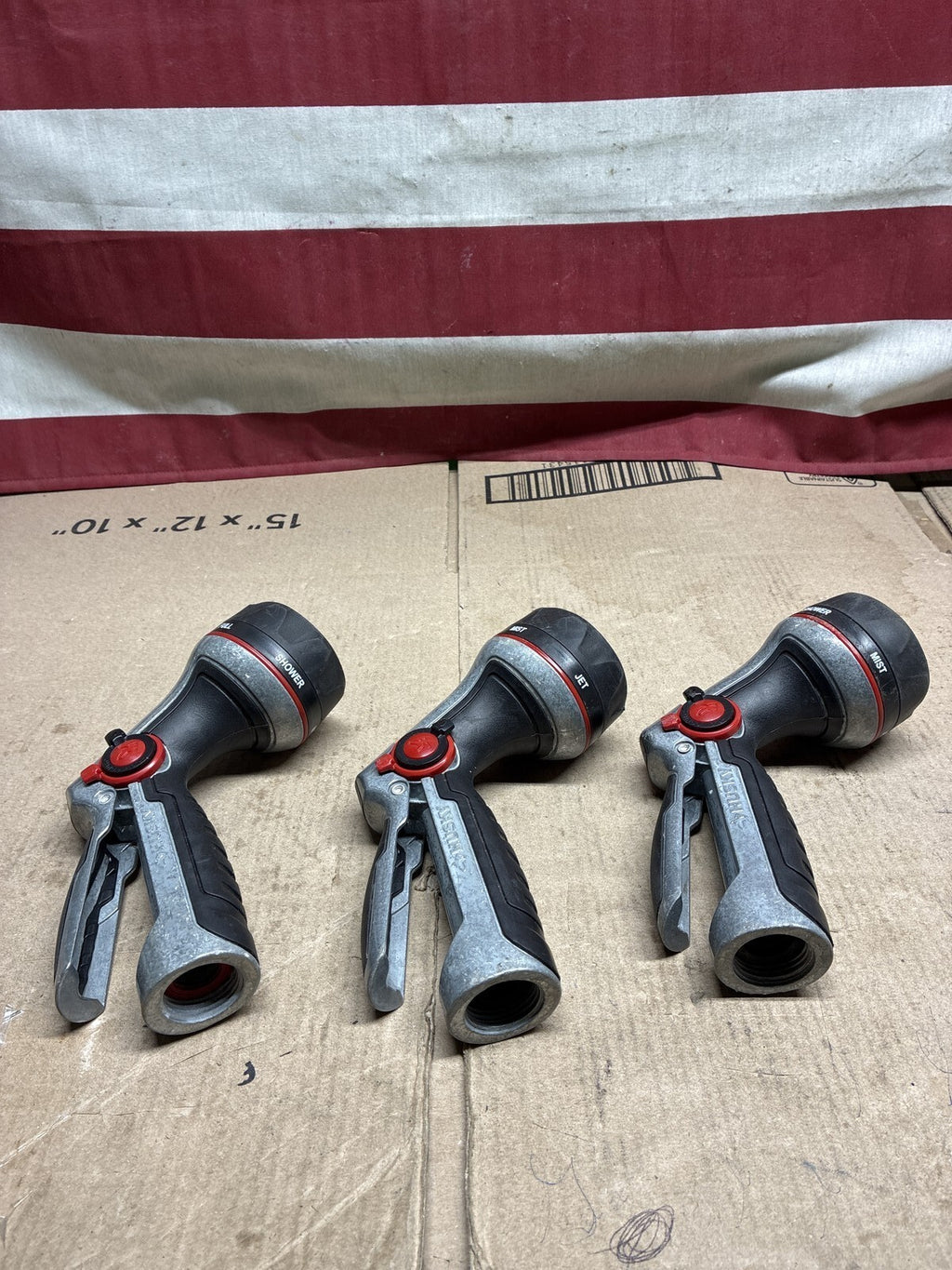 3-PK Husky PRO Rear Trigger Multi-Pattern Nozzle