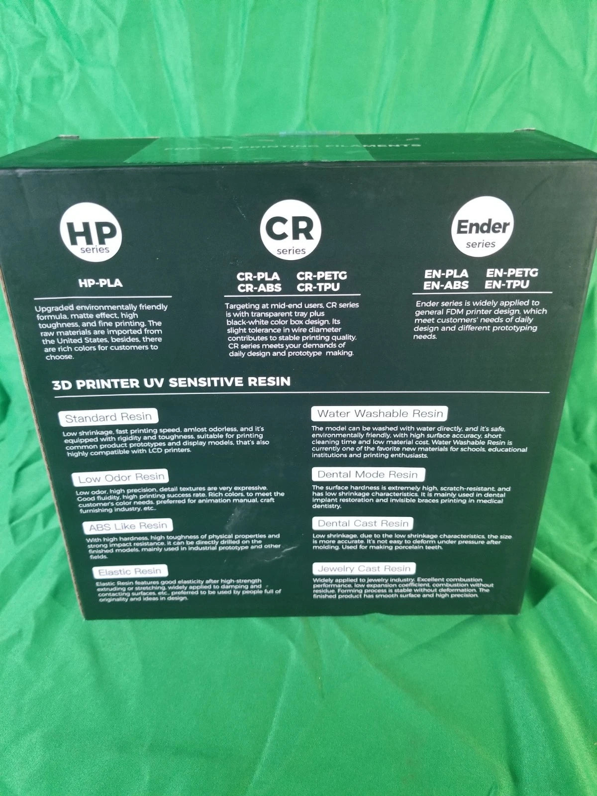 Creality CR Series 3D Printing Filaments Black CR-PETG 1.75mm Spool