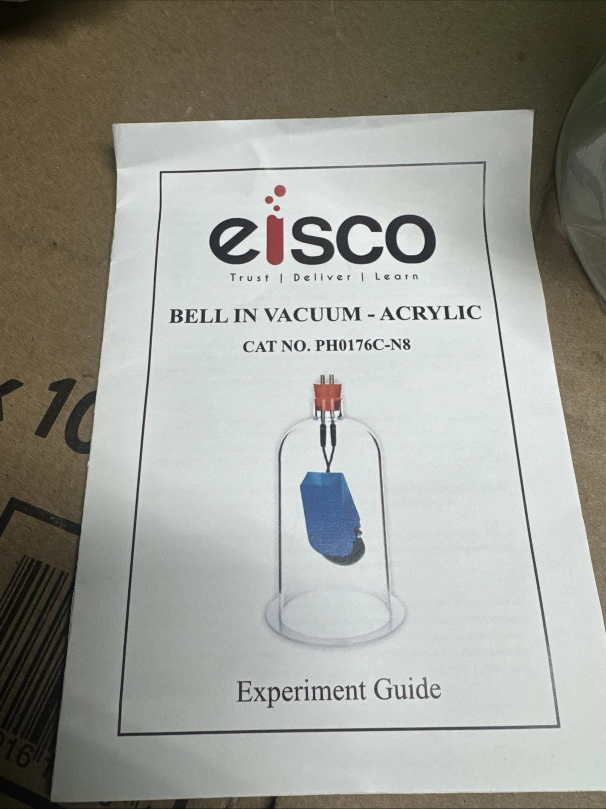 Labs Bell in Vacuum Jar - Acrylic, 4-6V DC