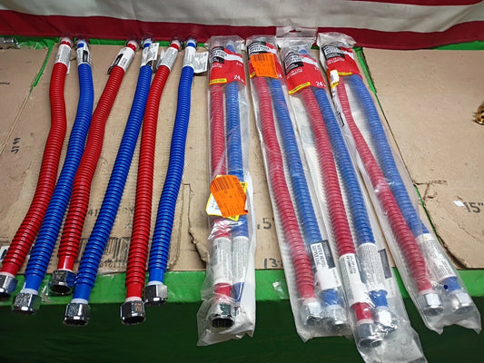 7PK Home-Flex EBWC-07RB-24 Water Heater Connector 3/4" x 3/4" x 24", Open Box,