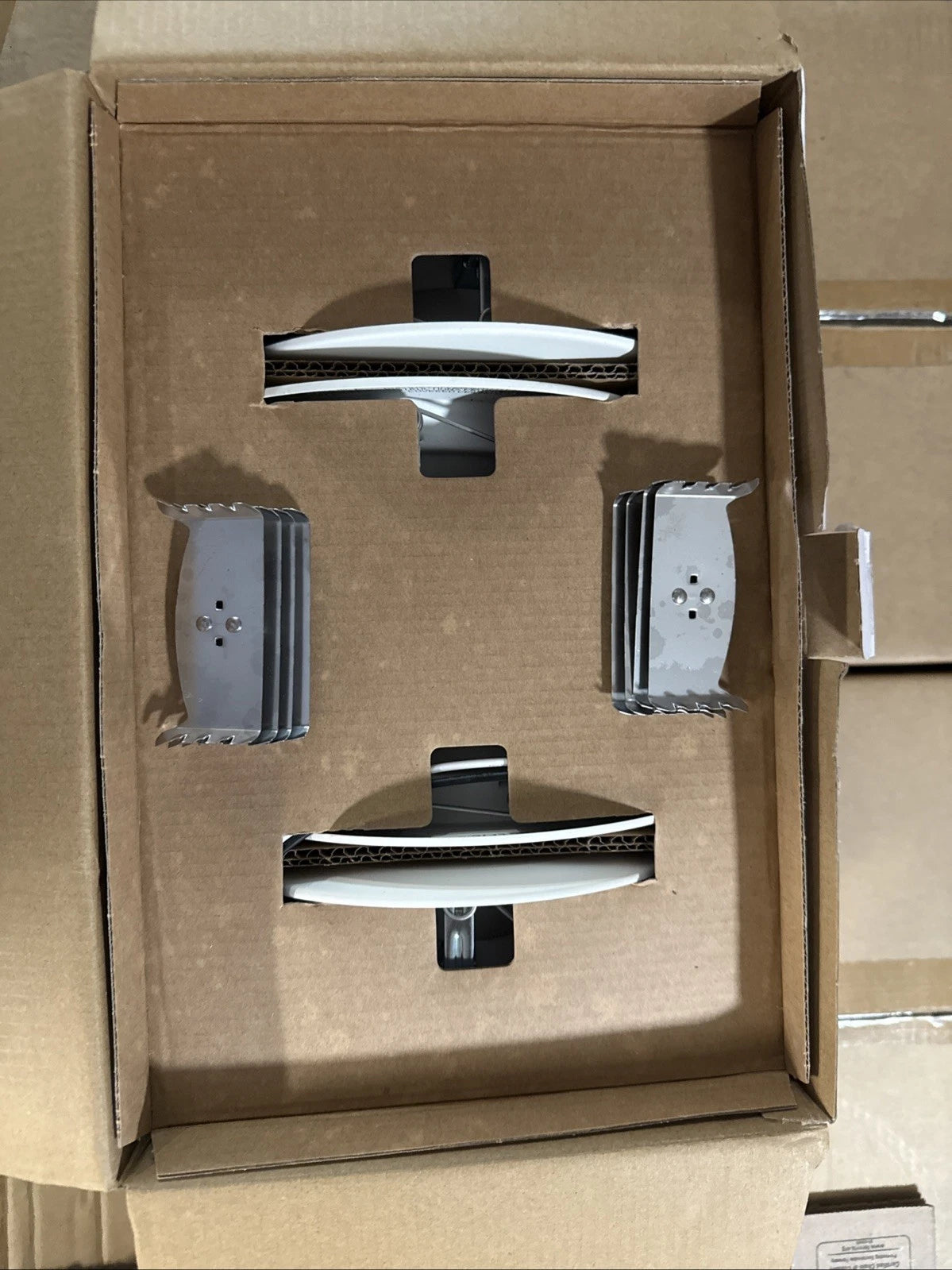 Commercial Electric 5/6" LED Recessed Retrofit Light Trim Selectable CCT 4-Pack