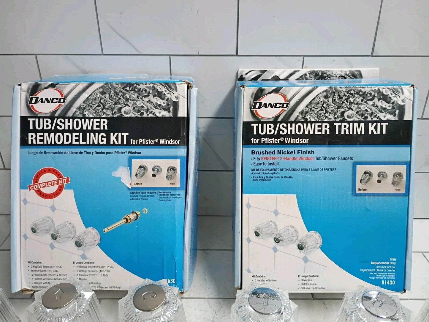 2pk Danco 39630 Tub Shower Rebuild Kit For Pfister OPEN BOX Complete Set