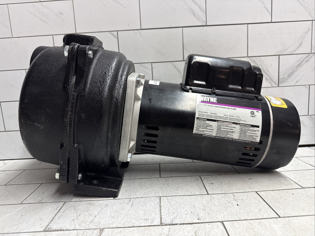 Wayne WLS200, 2 HP Permanent Lawn Irrigation Sprinkler Pump 240V Open Box