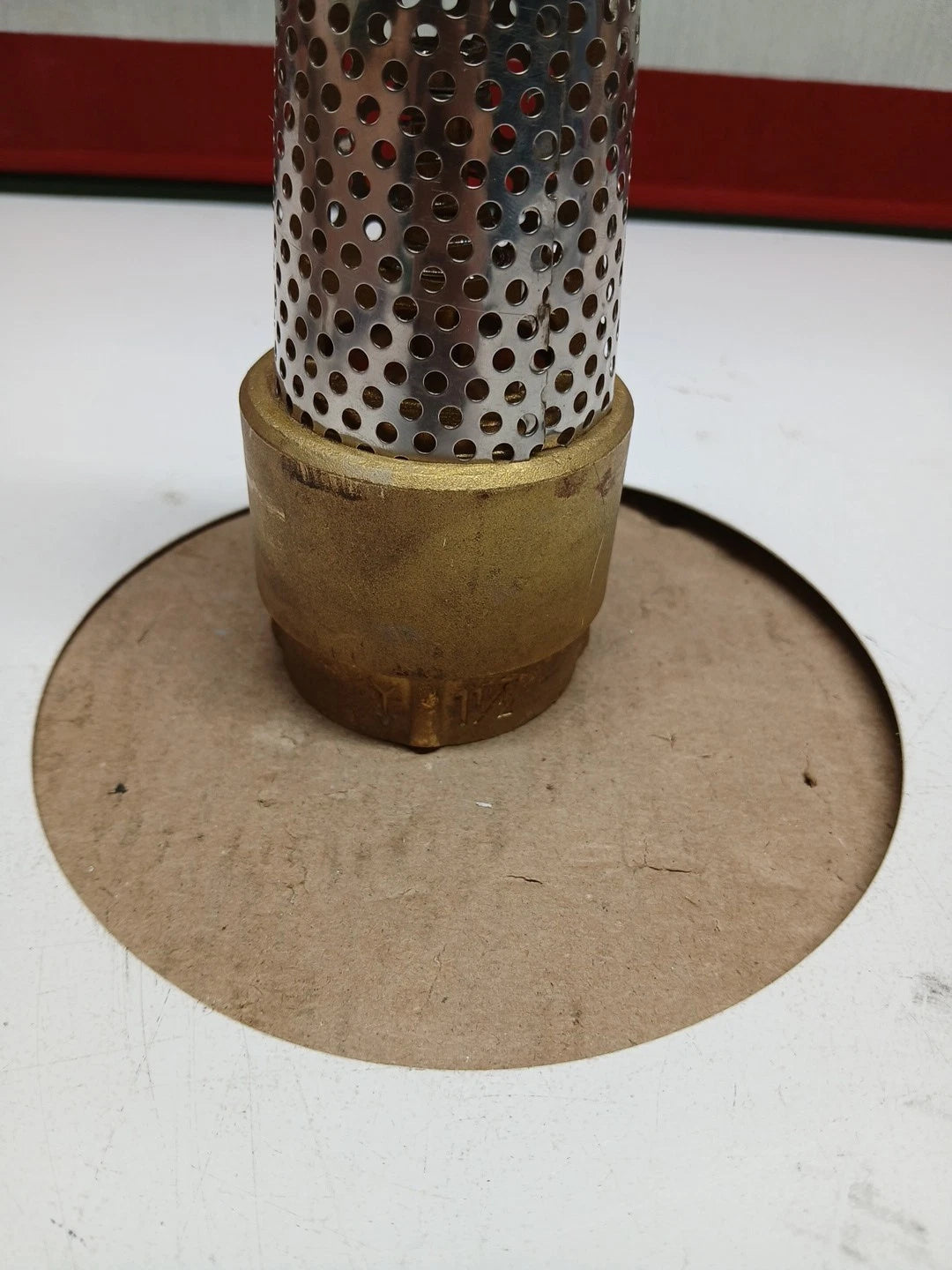 Everbilt 1-1/2 in. Brass Foot Valve For Jet And Sprinkler EBTFV150NL C2