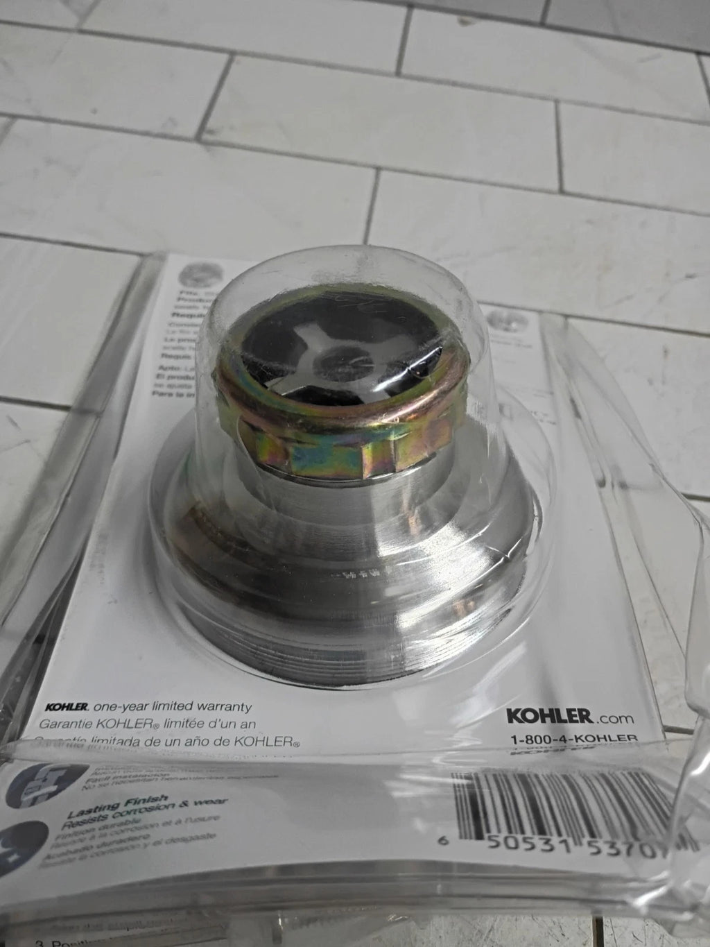 Kohler Duostrainer Sink Strainer Fits 3.5"/4" Polished Chrome R8799-C-CP.. New.
