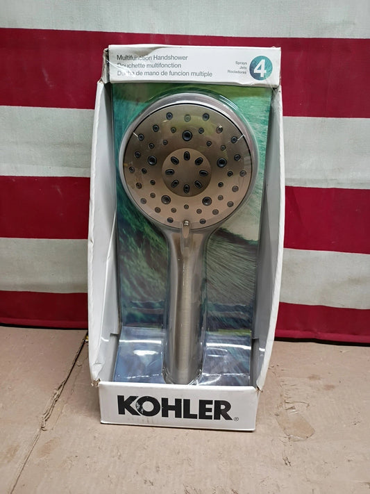 Kohler R30237-G-BN Claro 3-Spray Handheld Shower Head 1.75 GPM Brushed Nickel,OB