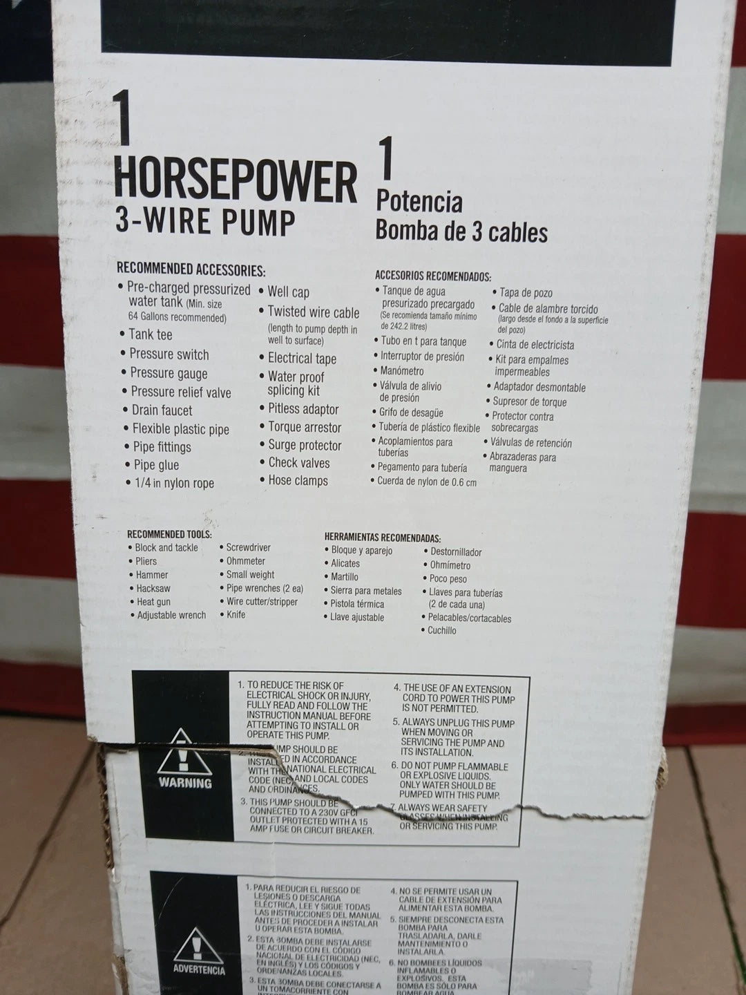 Everbilt 1 HP Submersible 3-Wire Motor 10 GPM Deep Well Potable Water Pump