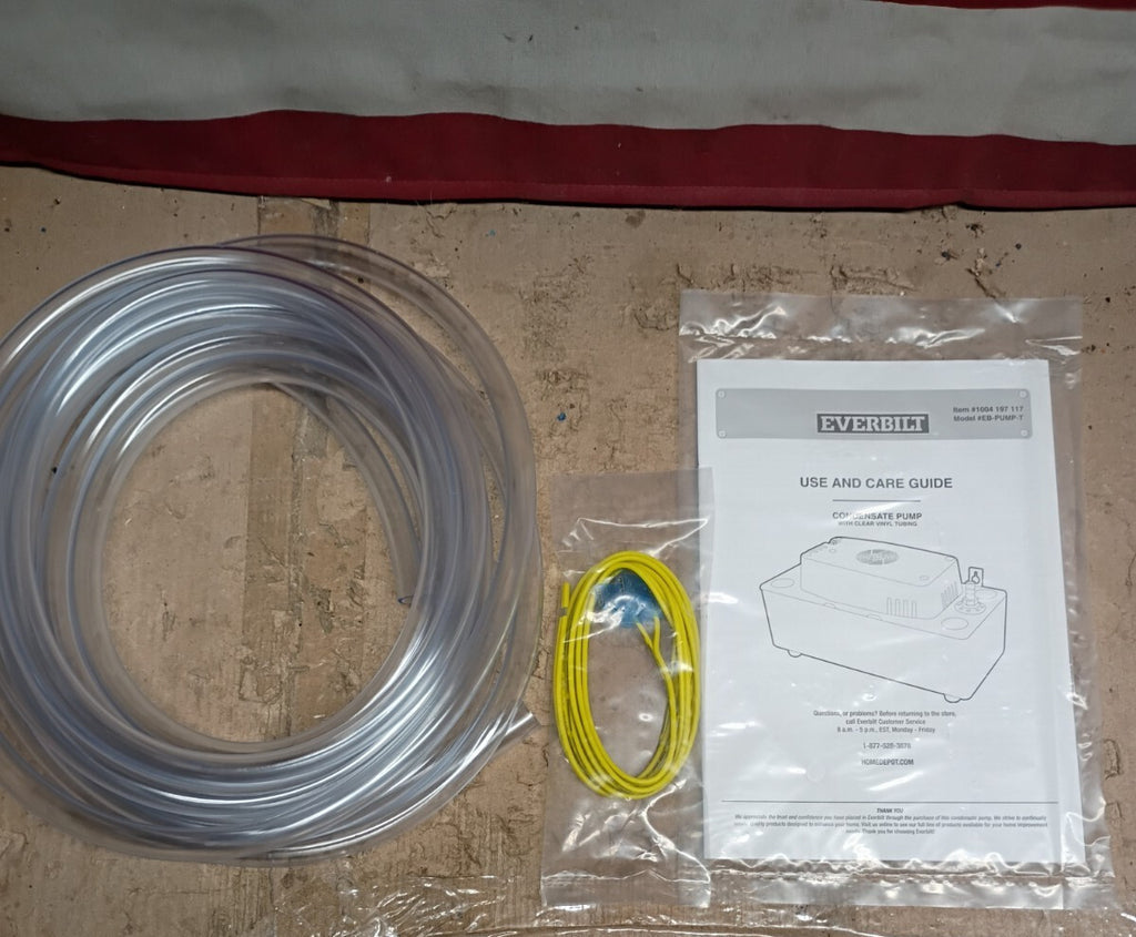 Everbilt 120-Volt Condensate Pump Open Box