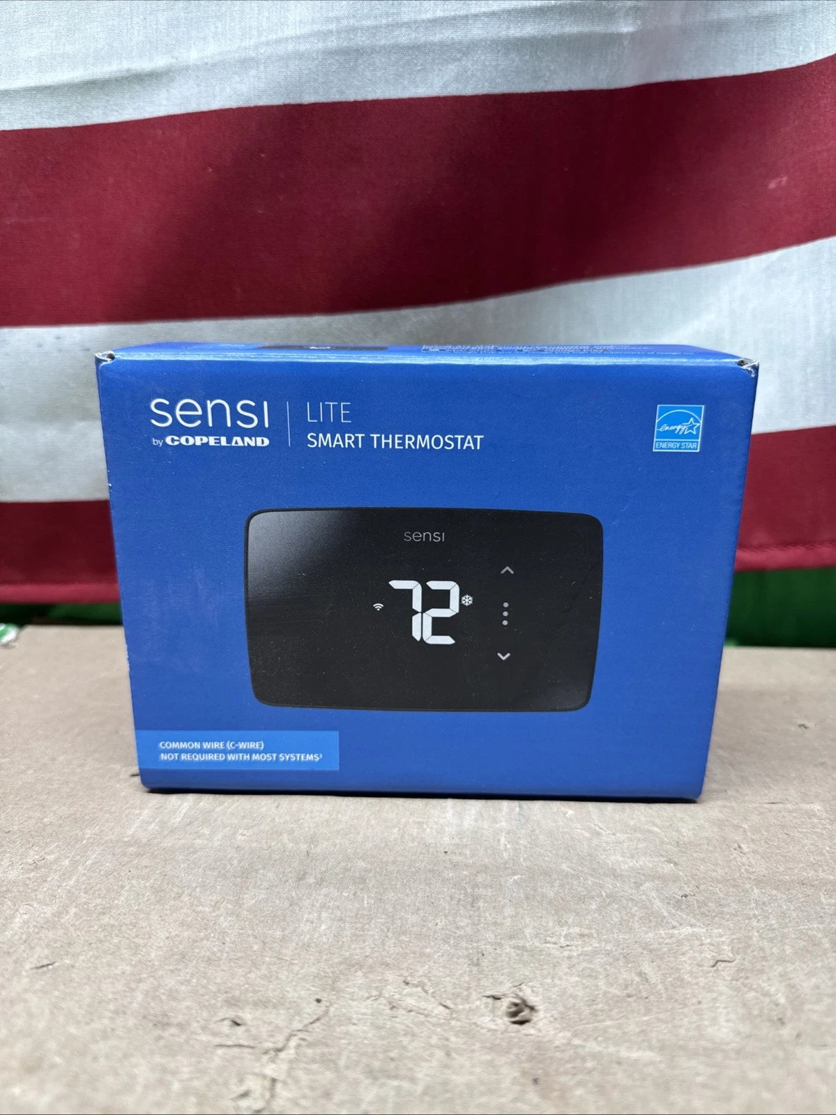 Emerson Sensi Lite ST25 Wi-Fi Smart Programmable Thermostat - Black