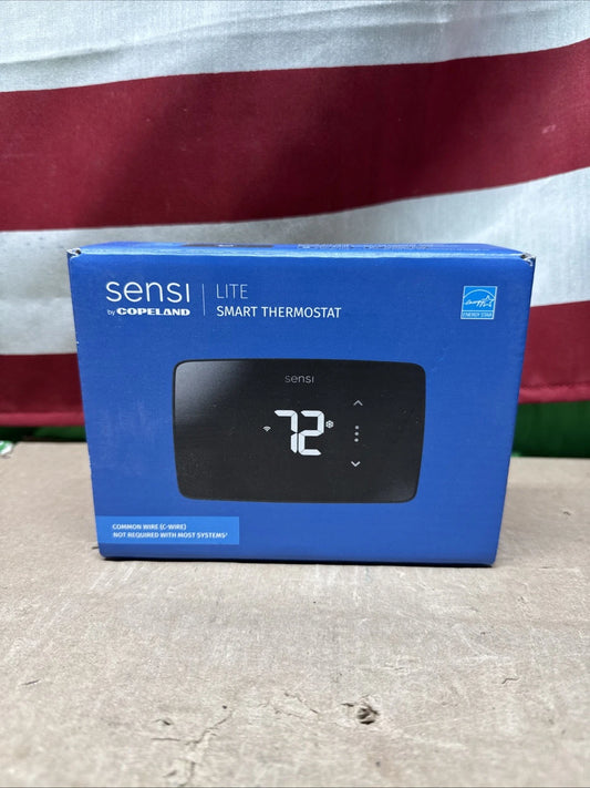 Emerson Sensi Lite ST25 Wi-Fi Smart Programmable Thermostat - Black
