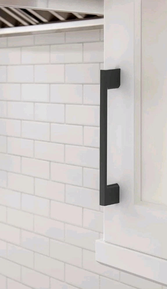 20-PK Matte Black Cityscape Cabinet Pull 5-1/16 inch 128mm Furniture Hardware