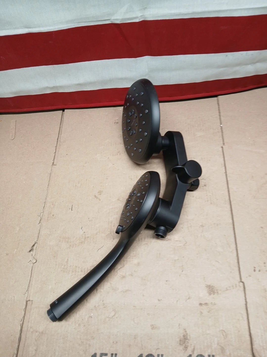 Kohler R30236-G-BL Claro Dual Wall-Mount Shower Head Set, 1.75 GPM Matte Black