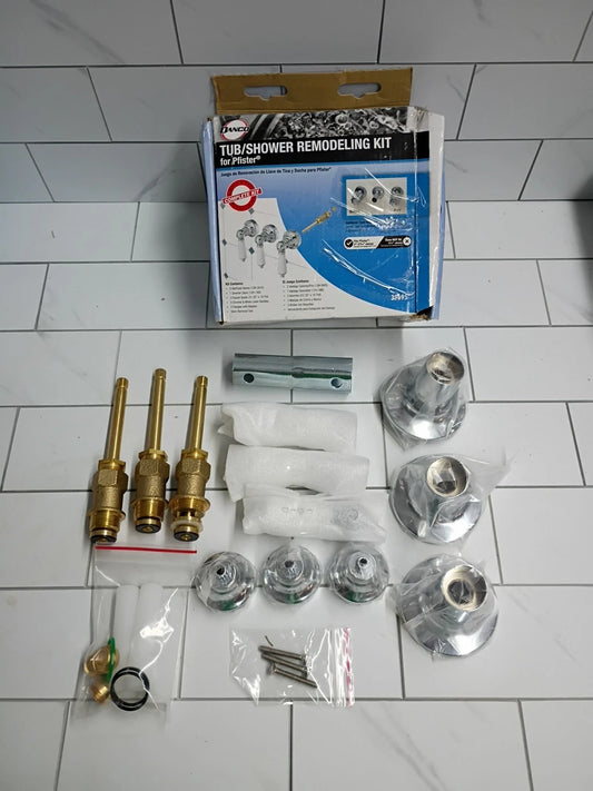 Danco 39695 Tub/Shower Remodeling Kit for Pfister - Porcelain Lever New Open Box