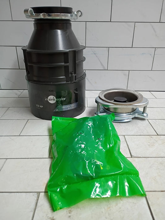 InSinkErator Badger 500 1/2 HP Continuous Feed Kitchen Garbage Disposal Open Box