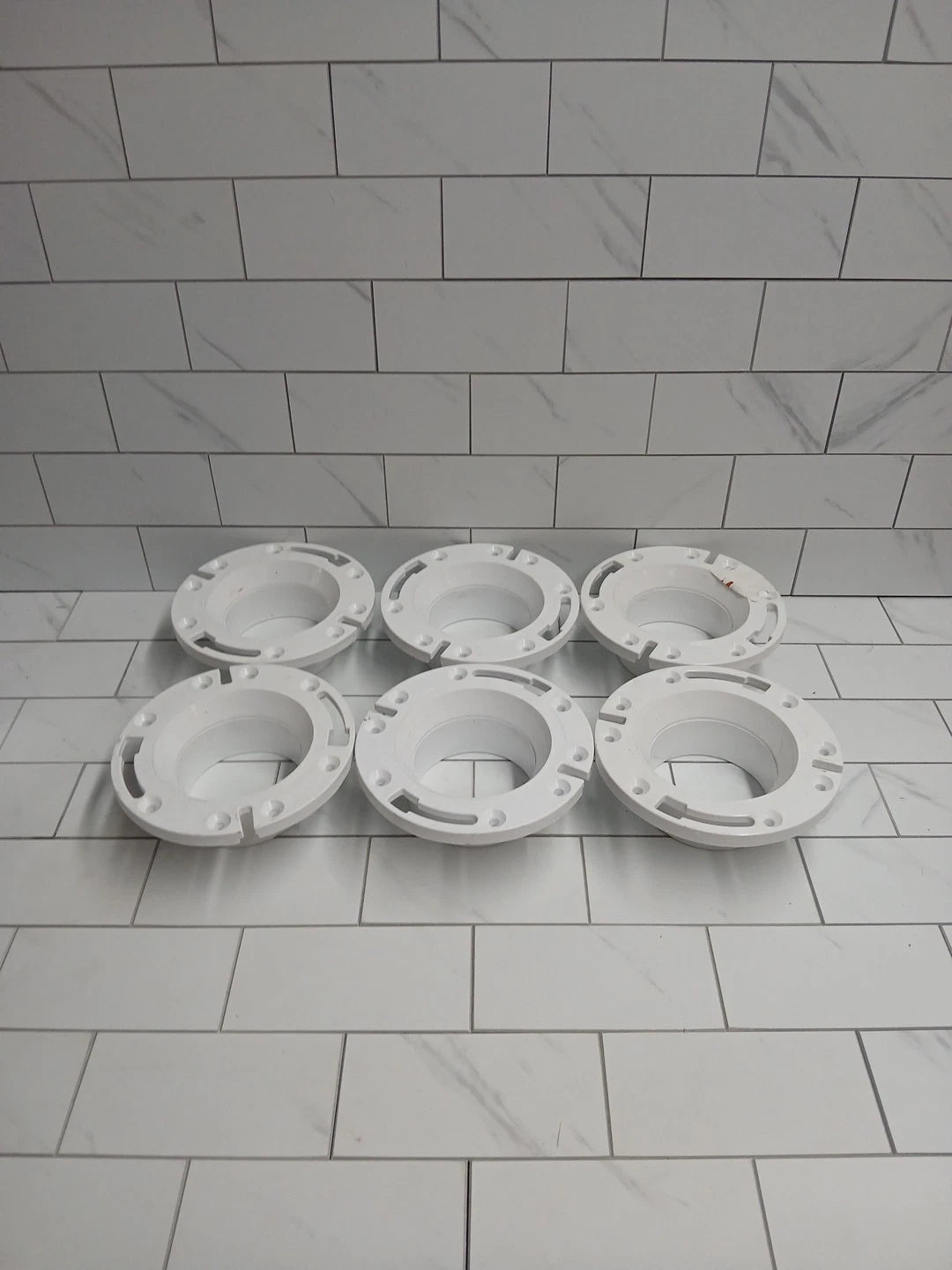 6pck Oatey 435032 Fast Set 3 in. Outside Fit or 4 in. Inside Fit PVC Open Hub
