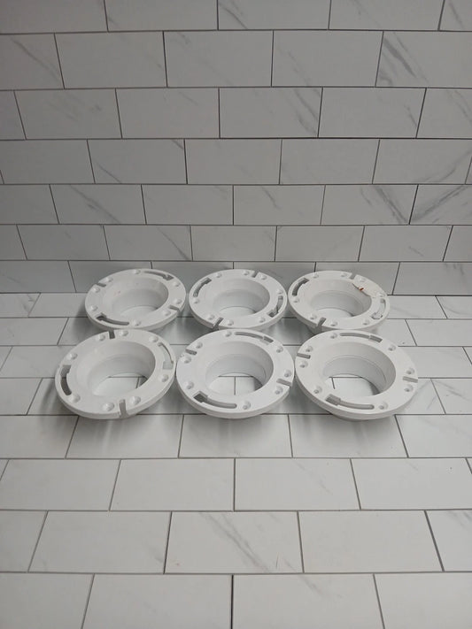 6pck Oatey 435032 Fast Set 3 in. Outside Fit or 4 in. Inside Fit PVC Open Hub