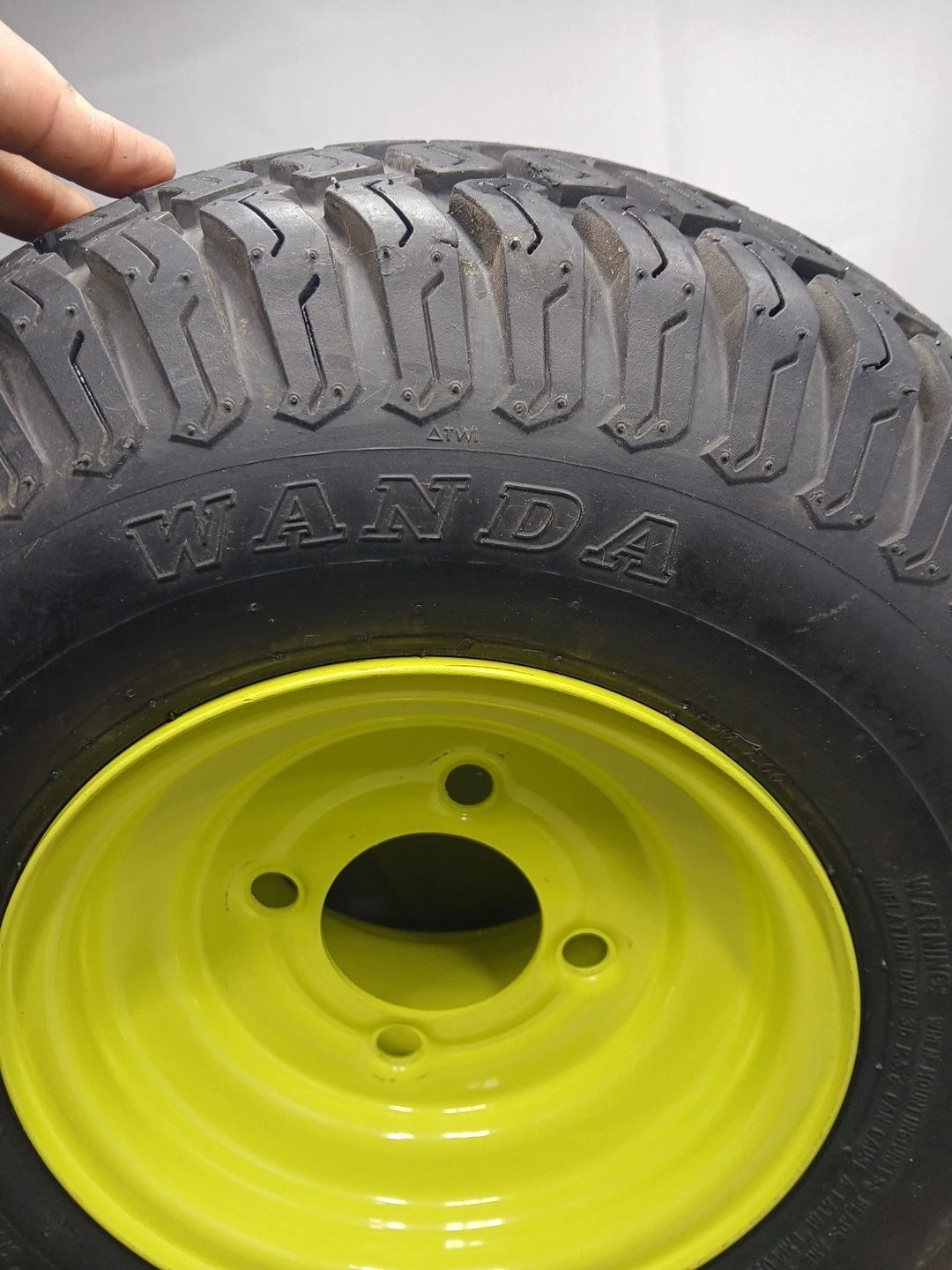 Rear Wheel And Tire For Ryobi Z54Li And Z42Li 80V Zero Turn Lawn Mower