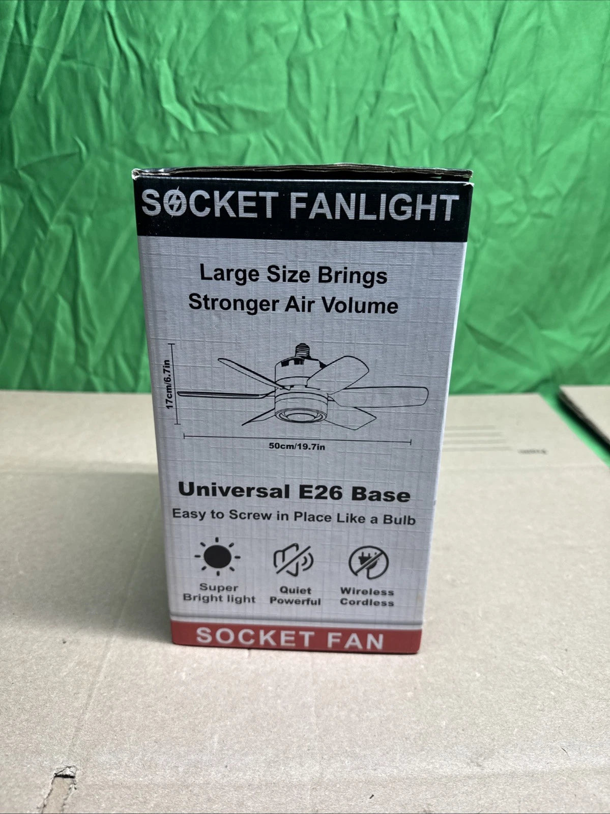 Ceiling Fan with Lights and Remote Control, 3 Colors Dimmable 6 Speeds Ceilin...