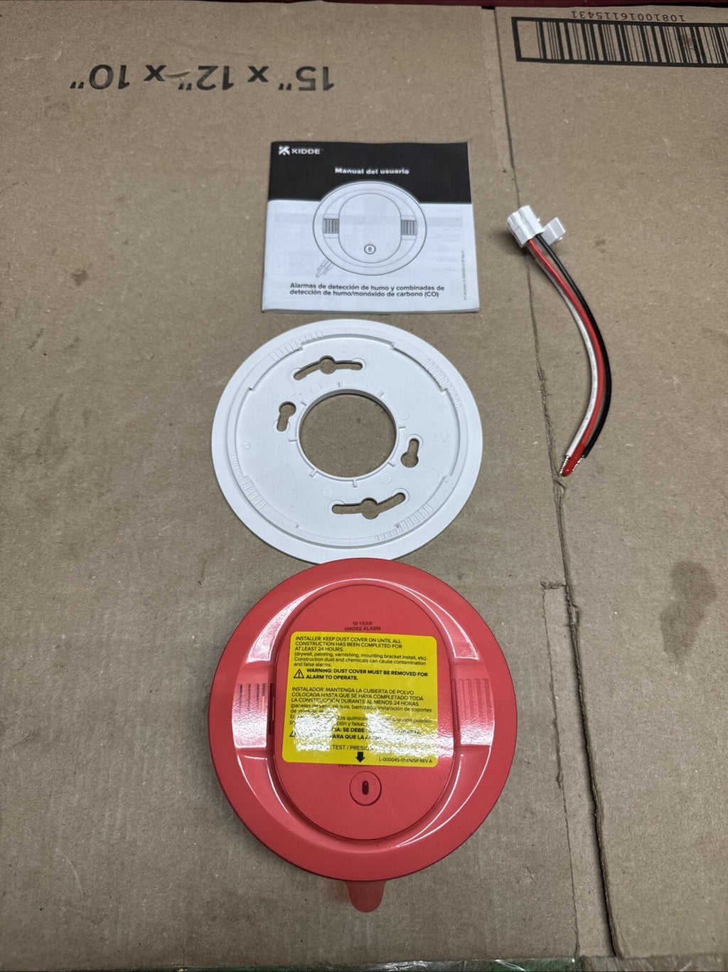Kidde 20SA10 Hardwired Smoke Detector with Photoelectric sensor New Open Box