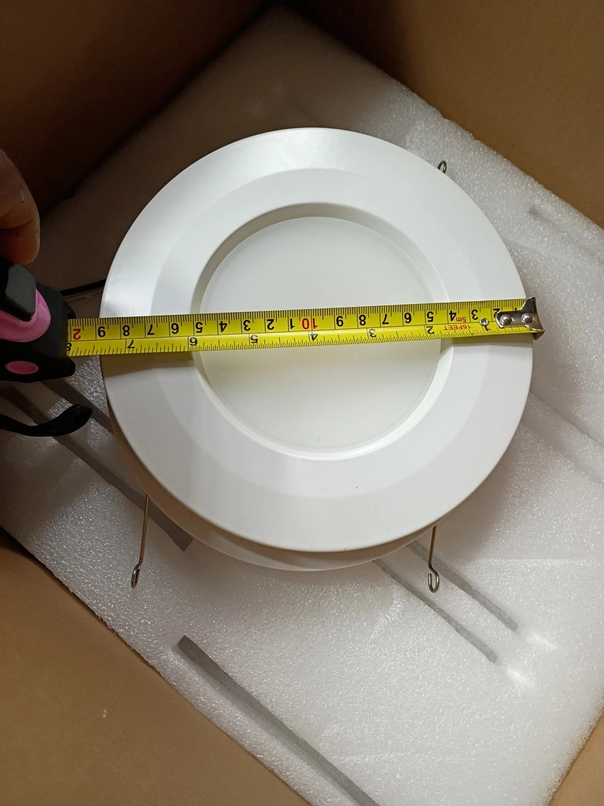 12 Pk round white LED Down Light ETI A01069301A down light OPEN BOX