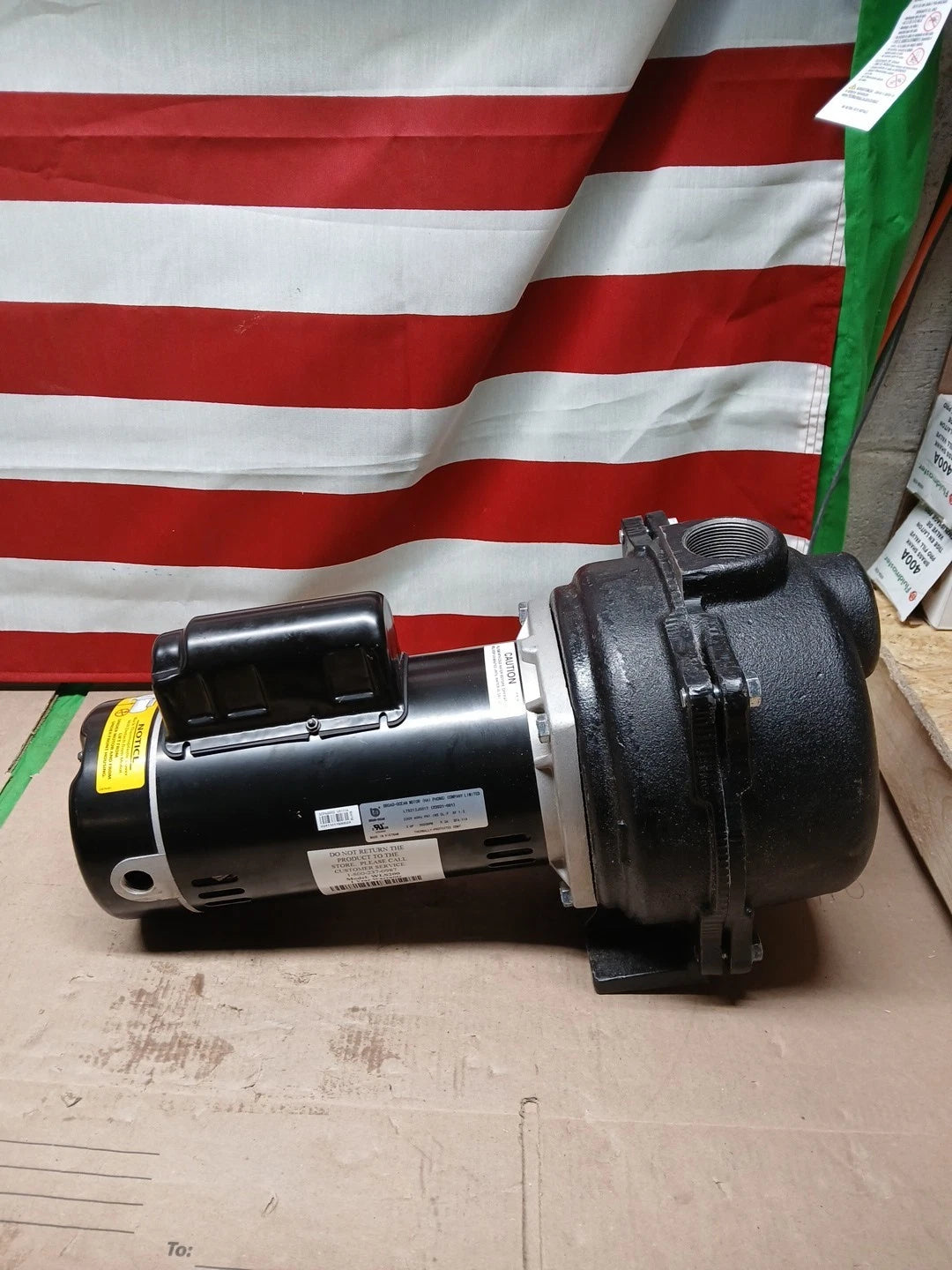 Wayne 2 HP Permanent Lawn Sprinkler Pump New-Open Box.