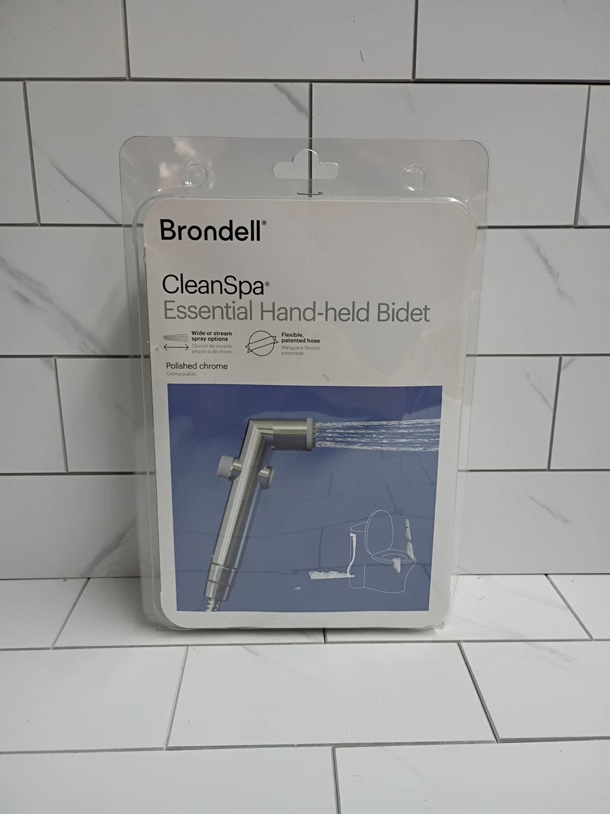 Brondell CS-30 CleanSpa Hand Held Bidet Polished Chrome